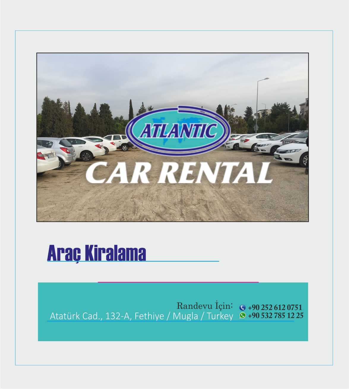 kaş rent a car fiyat